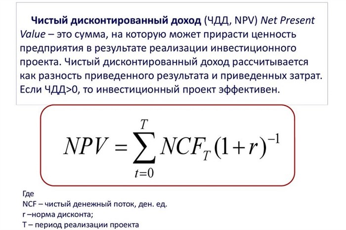 Как Рассчитать Чистый Дисконтированный Доход в Excel • Как рассчитать irr вручную
