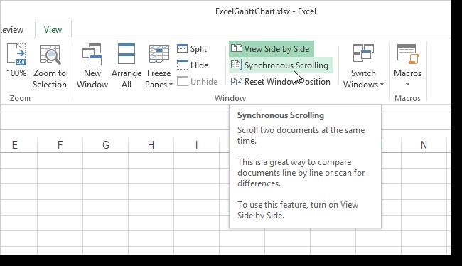 Открыть файлы Excel рядом